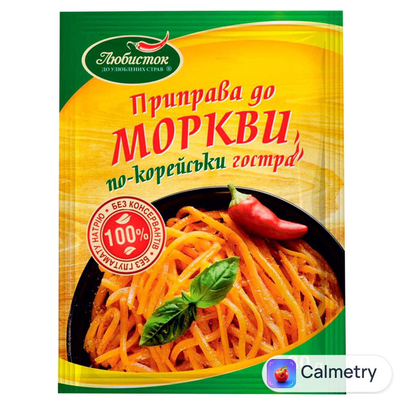Приправа Любисток до моркви по-корейськи 30г — фото продукту