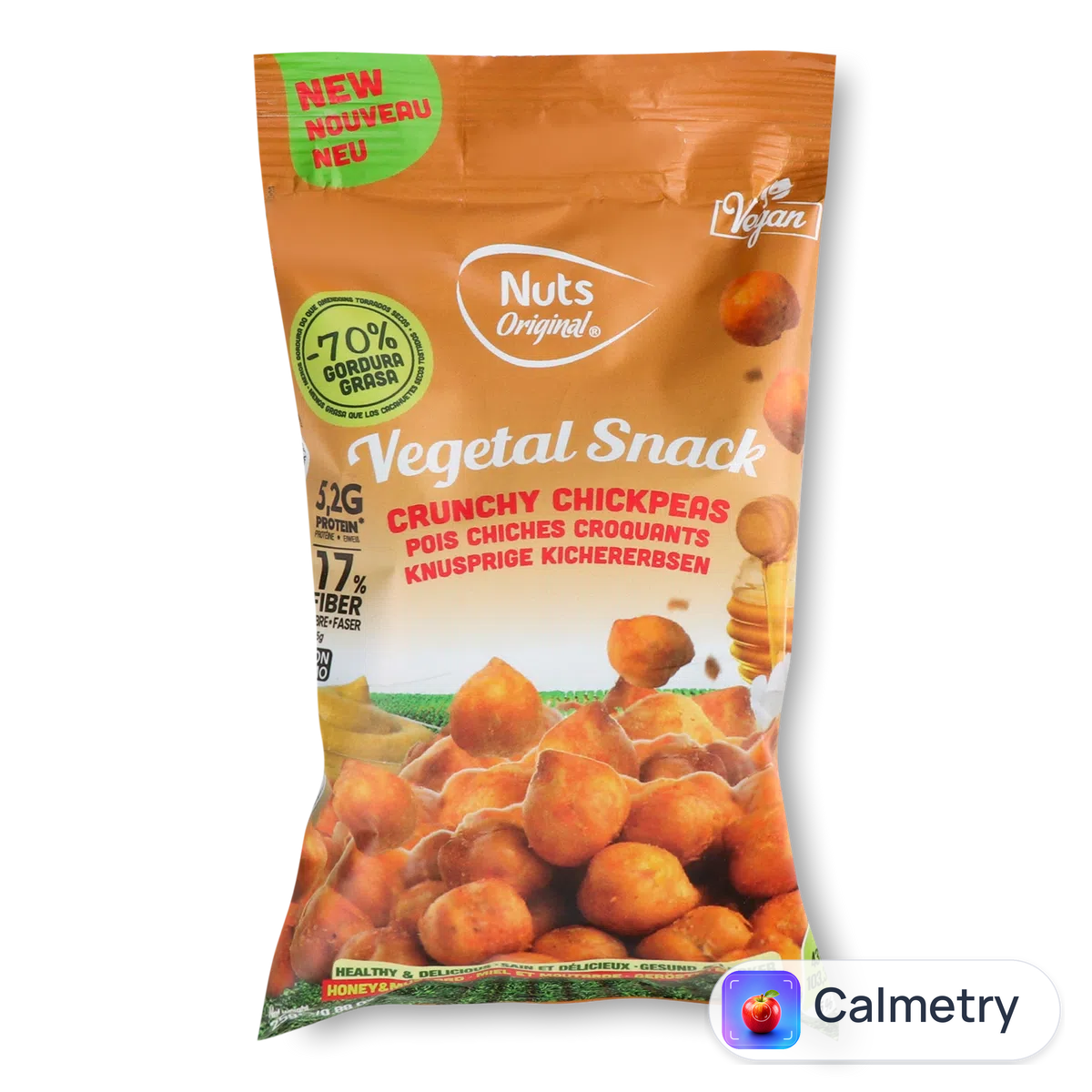Снек Nuts Original нутовий мед-гірчиця 25г