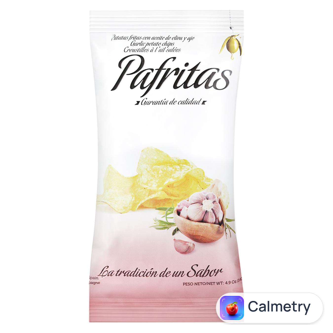 Чипси Pafritas з часником 140г