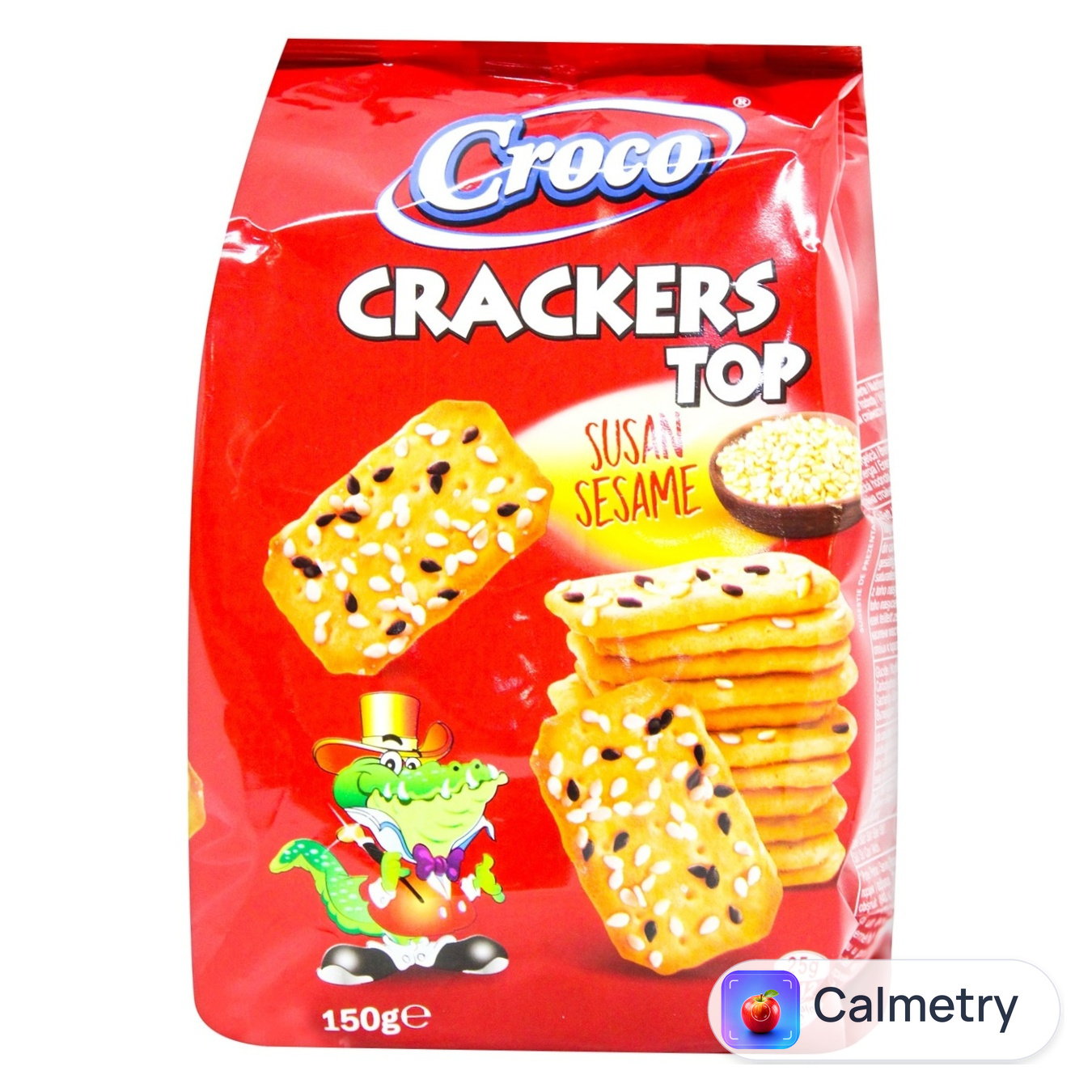 Крекер Croco Crackers з кунжутом 150г