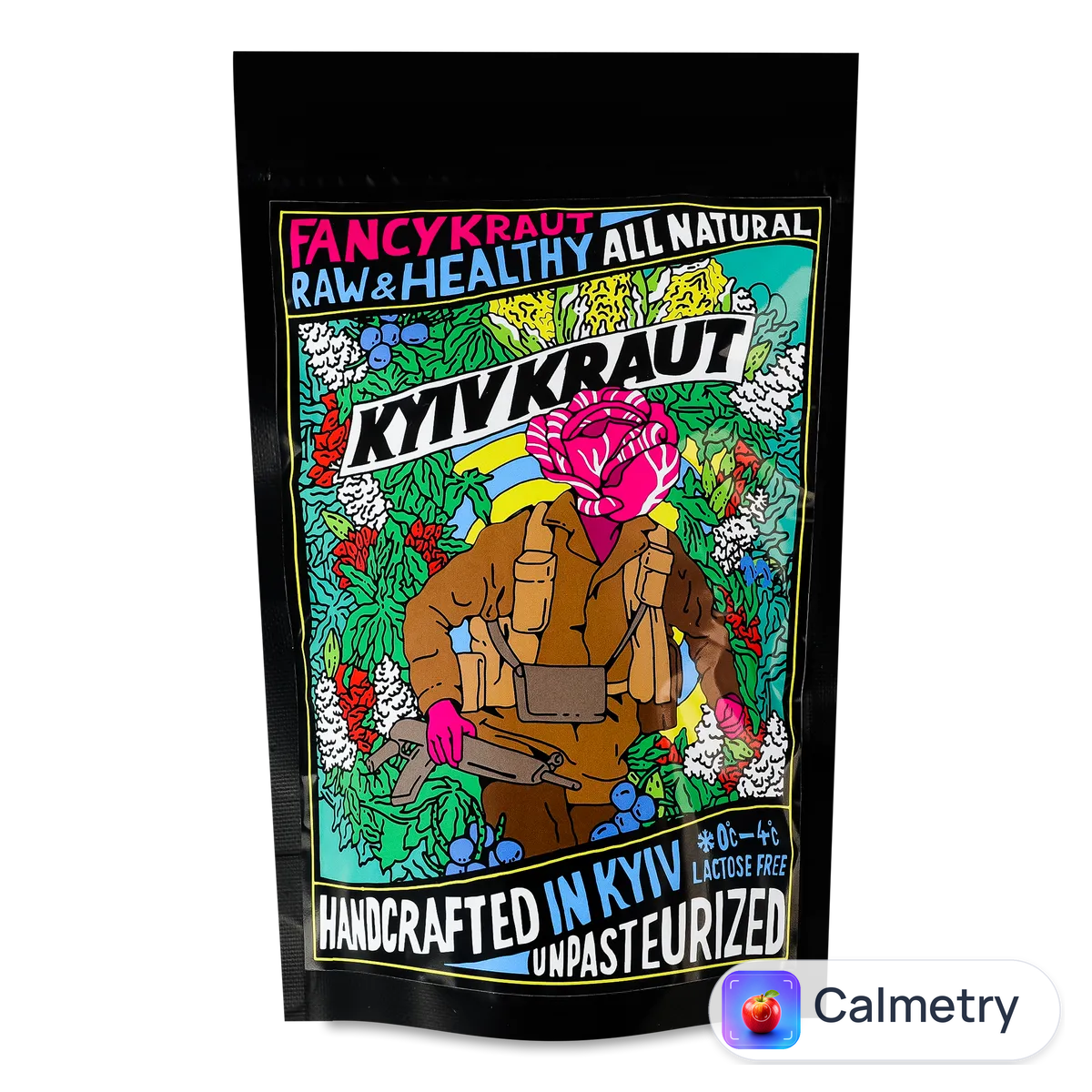Капуста Kyivkraut синя квашена 330г