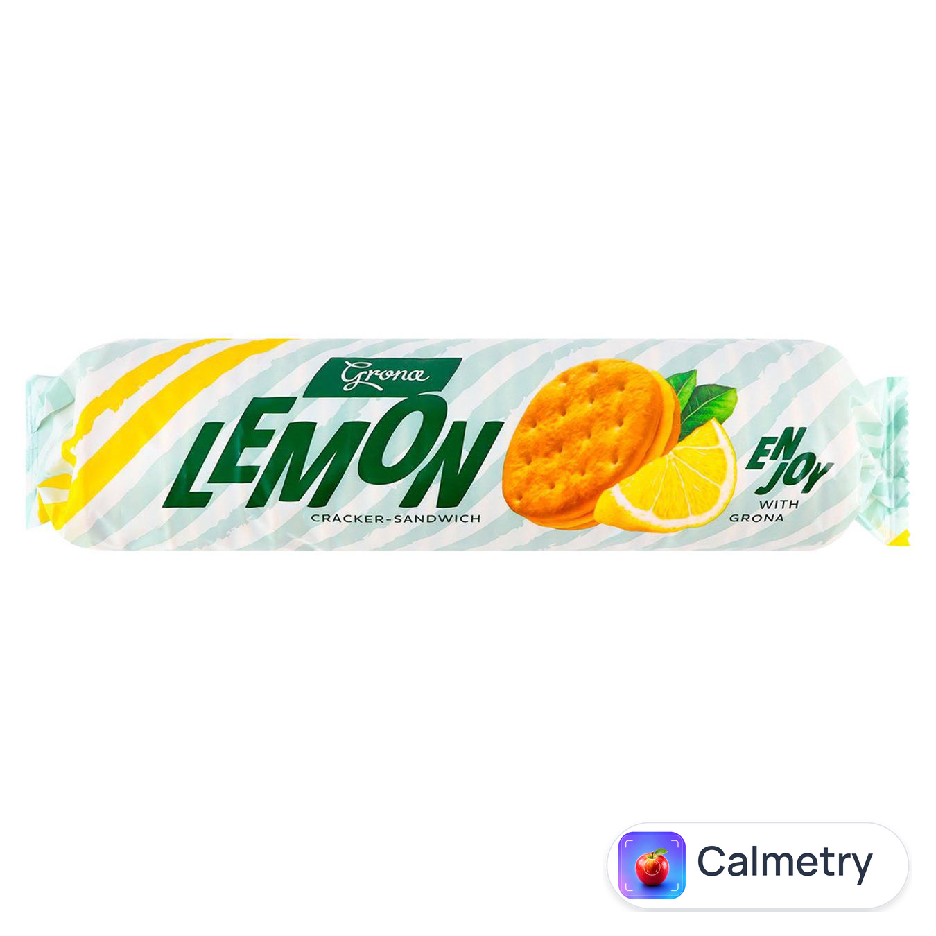 Крекер Grona Sandwich Лимон 195г — фото продукту