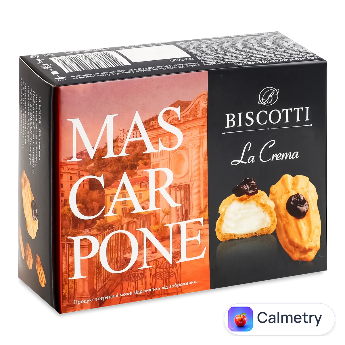 Тістечко Biscotti La Crema Mas-Car-Pone заварне 0,2кг