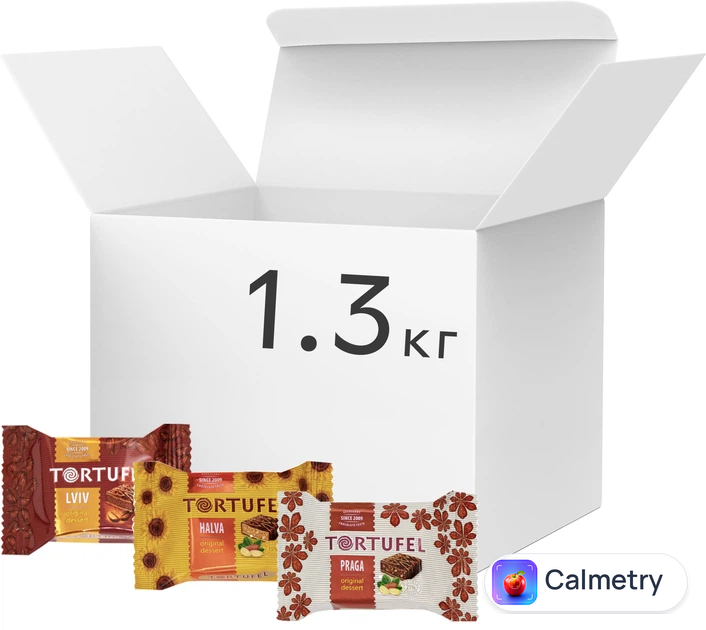 Упаковка цукерок Chocoboom Tortufel Asorti 1.3 кг