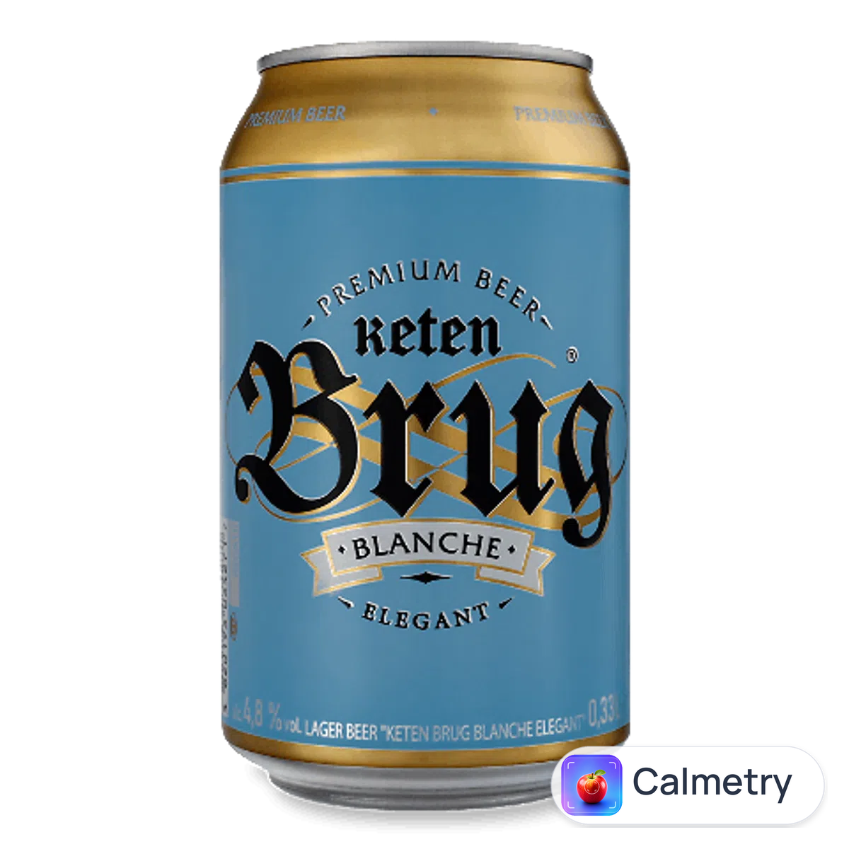 Пиво Keten Brug Blanche Elegant з/б 0,33л
