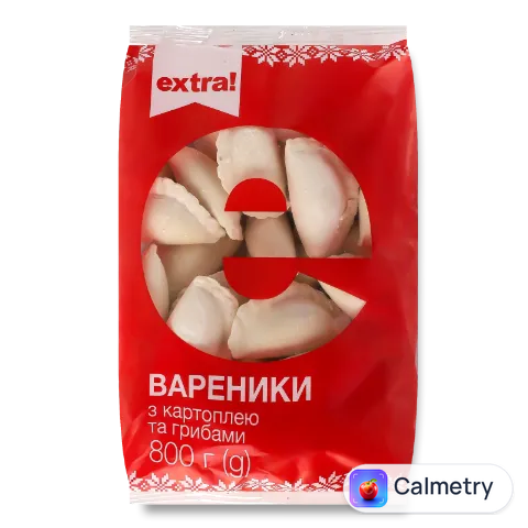 Вареники Extra! з картоплею та грибами