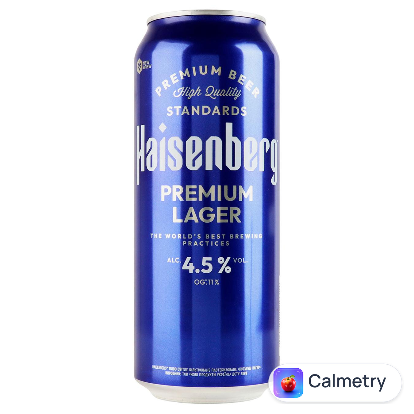 Пиво Haisenberg Premium Lager світле 4,5% 0,5л — фото продукту
