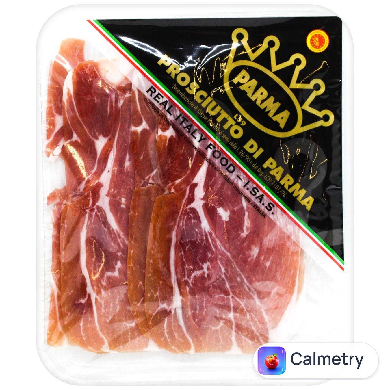 Шинка Parmiamo Пармська сиров'ялена нарізка 100г — фото продукту
