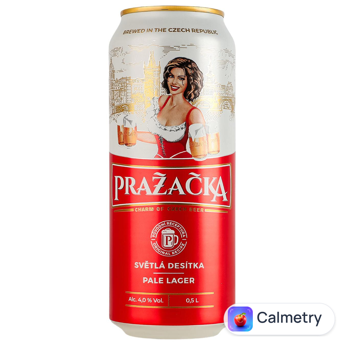Пиво Prazacka світле 4% 0,5л — фото продукту