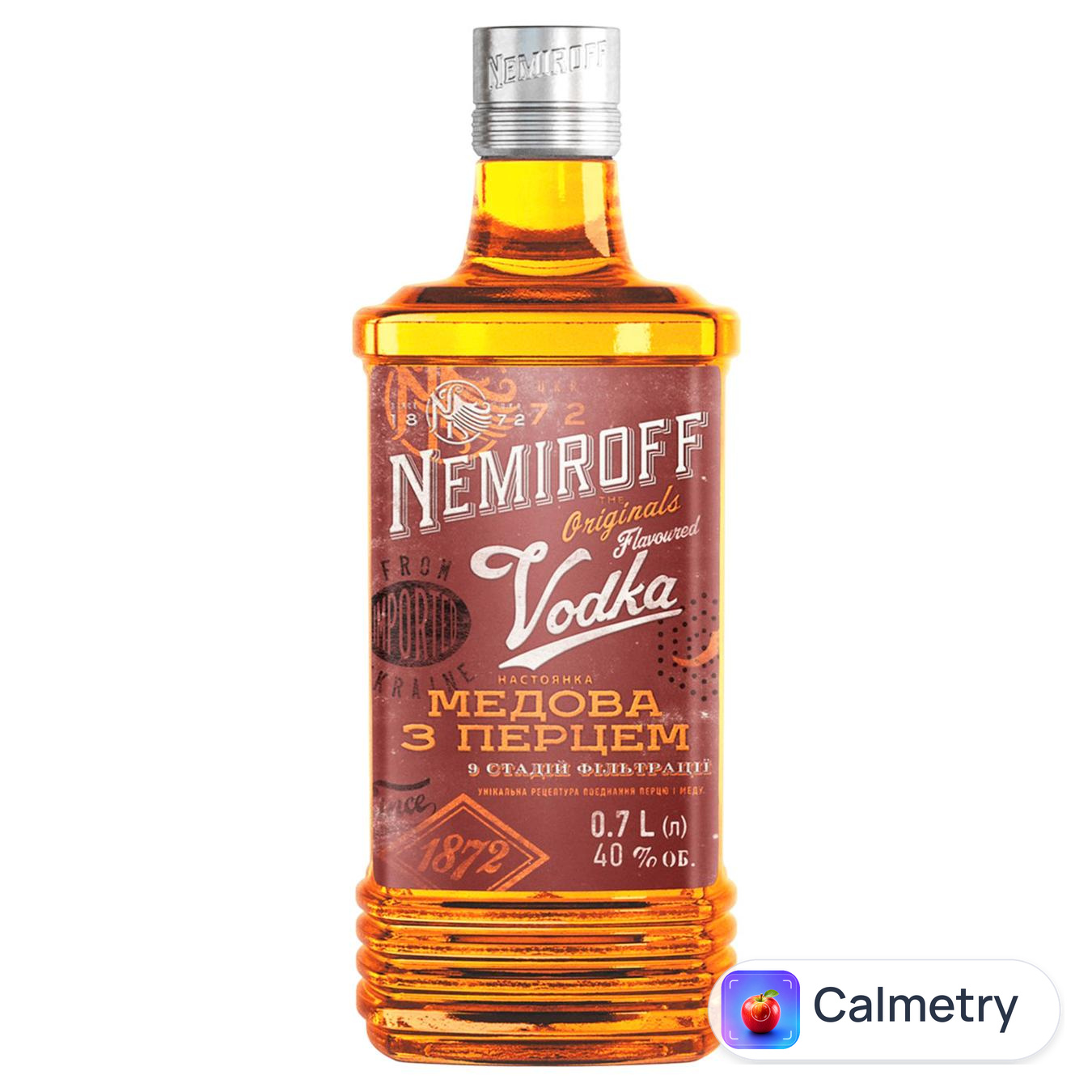 Настоянка Nemiroff Українська Медова з перцем 40% 0,7л — фото продукту
