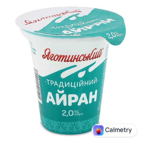 Айран Яготинський Традиційний 2% стакан, 220г