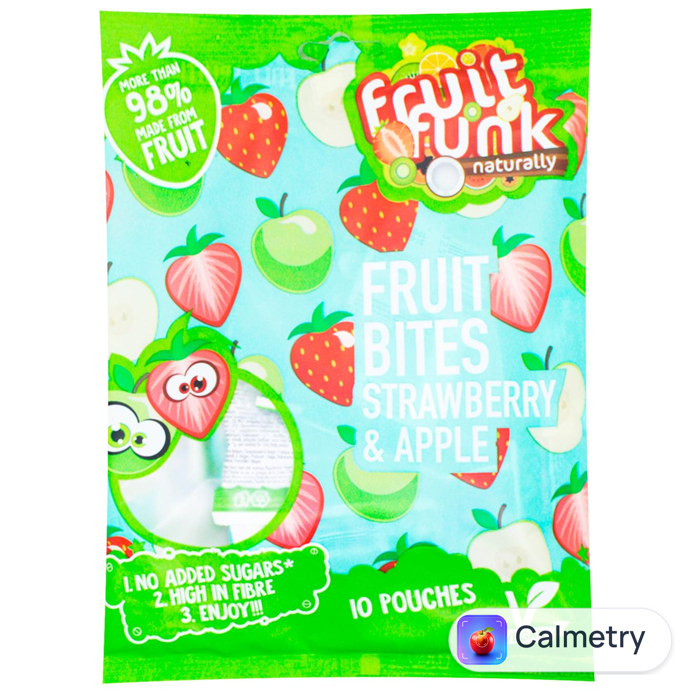 Снек Fruit Funk фруктовий з полуницею та яблуком 100г