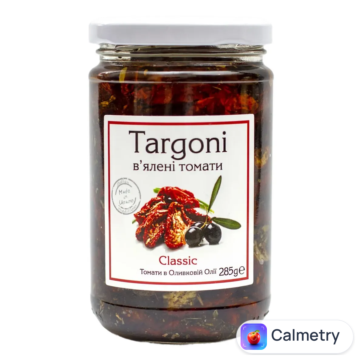 Томати Targoni в'ялені в оливковій олії Classic 285г