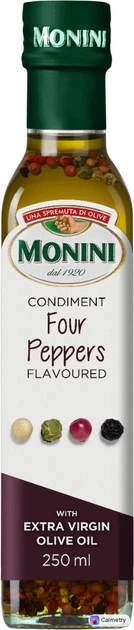 Олія оливкова Monini Extra Virgin 4 перці 250 мл