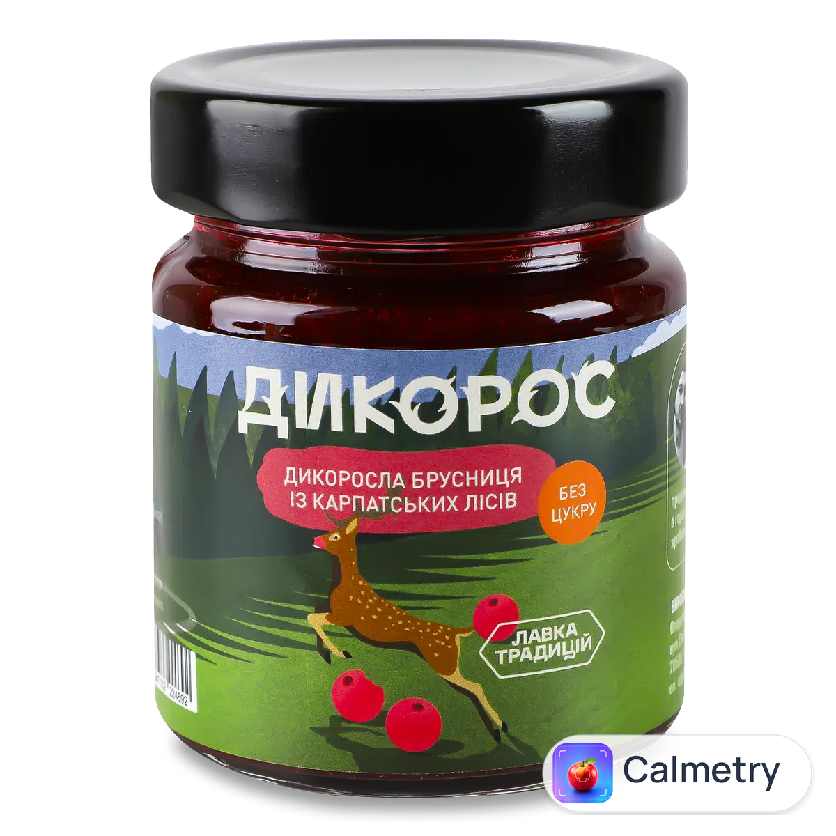 Джем Лавка Традицій Брусниця дикоросла без цукру 210г