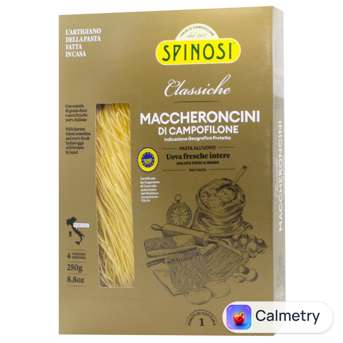 Макаронні вироби Spinosi Maccheroncini di Campofilone яєчні 250г