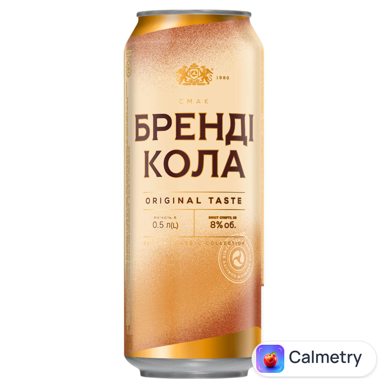 Напій слабоалкогольний Оболонь Бренді-Кола 8% 0,5л