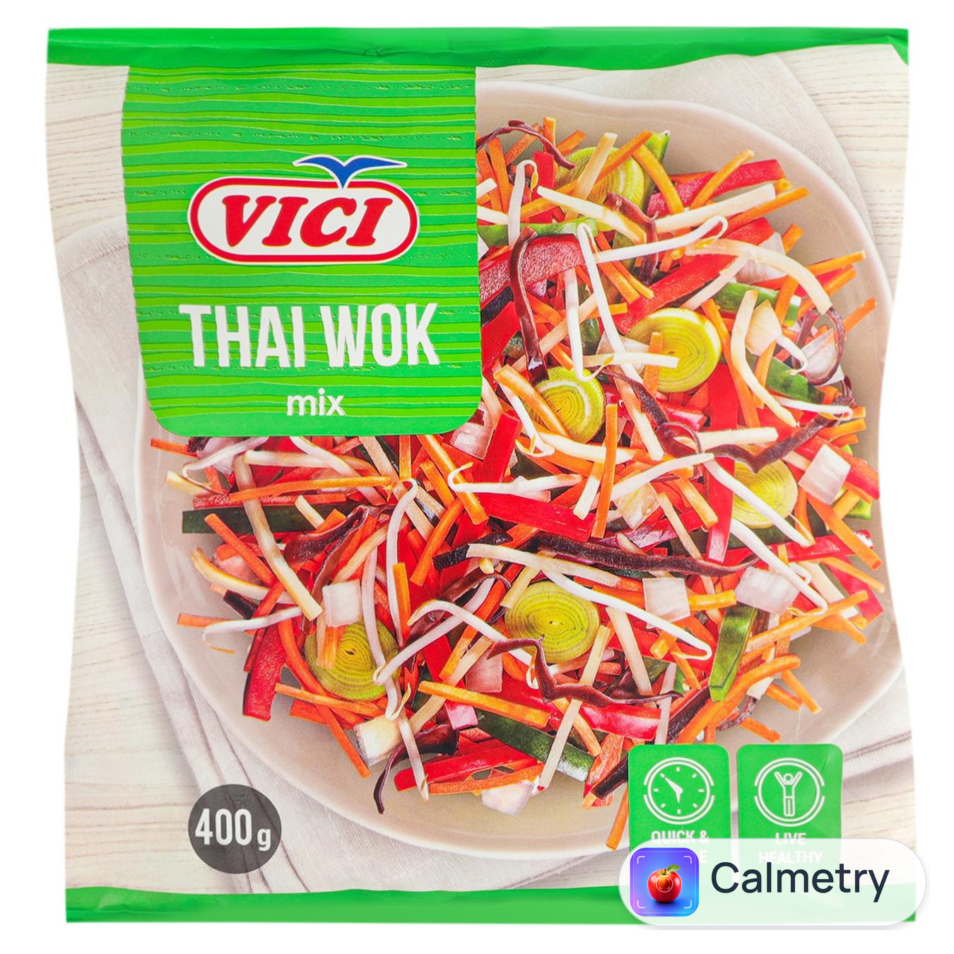 Суміш овочева Vici Thai Wok Mix заморожена 400г — фото продукту