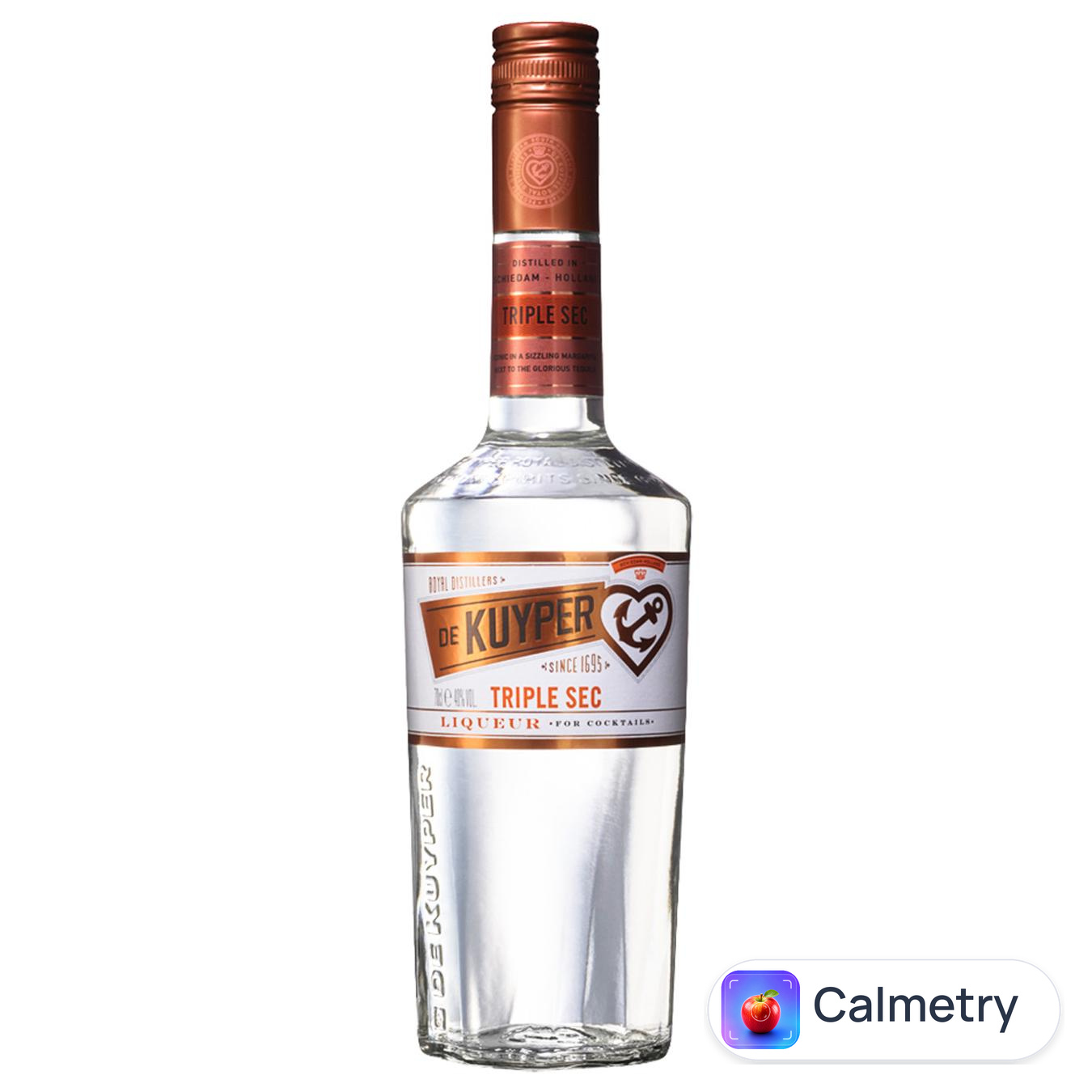 Лікер De Kuyper Triple Sec 40% 0,7л — фото продукту