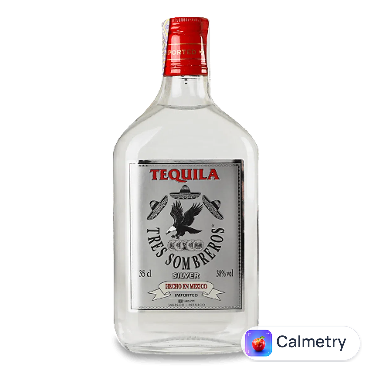 Текіла Tres Sombreros Silver 0,35л