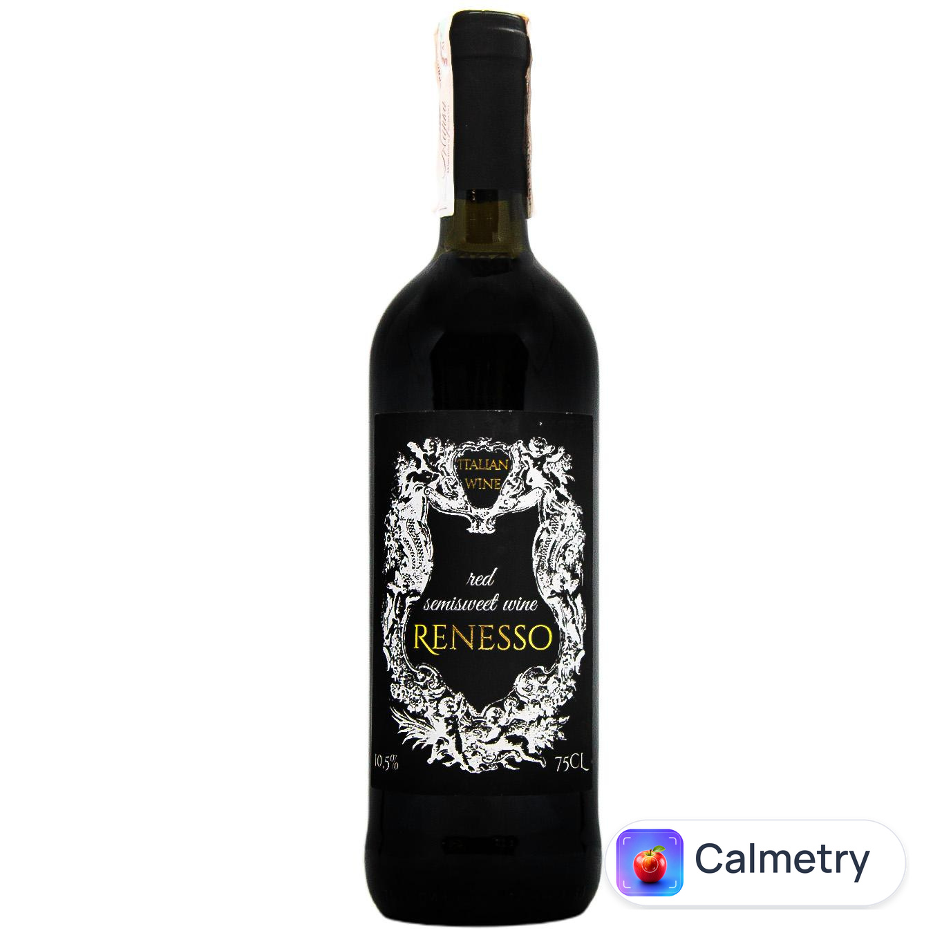 Вино Renesso Vino Rosso червоне напівсолодке 10,5% 0,75л