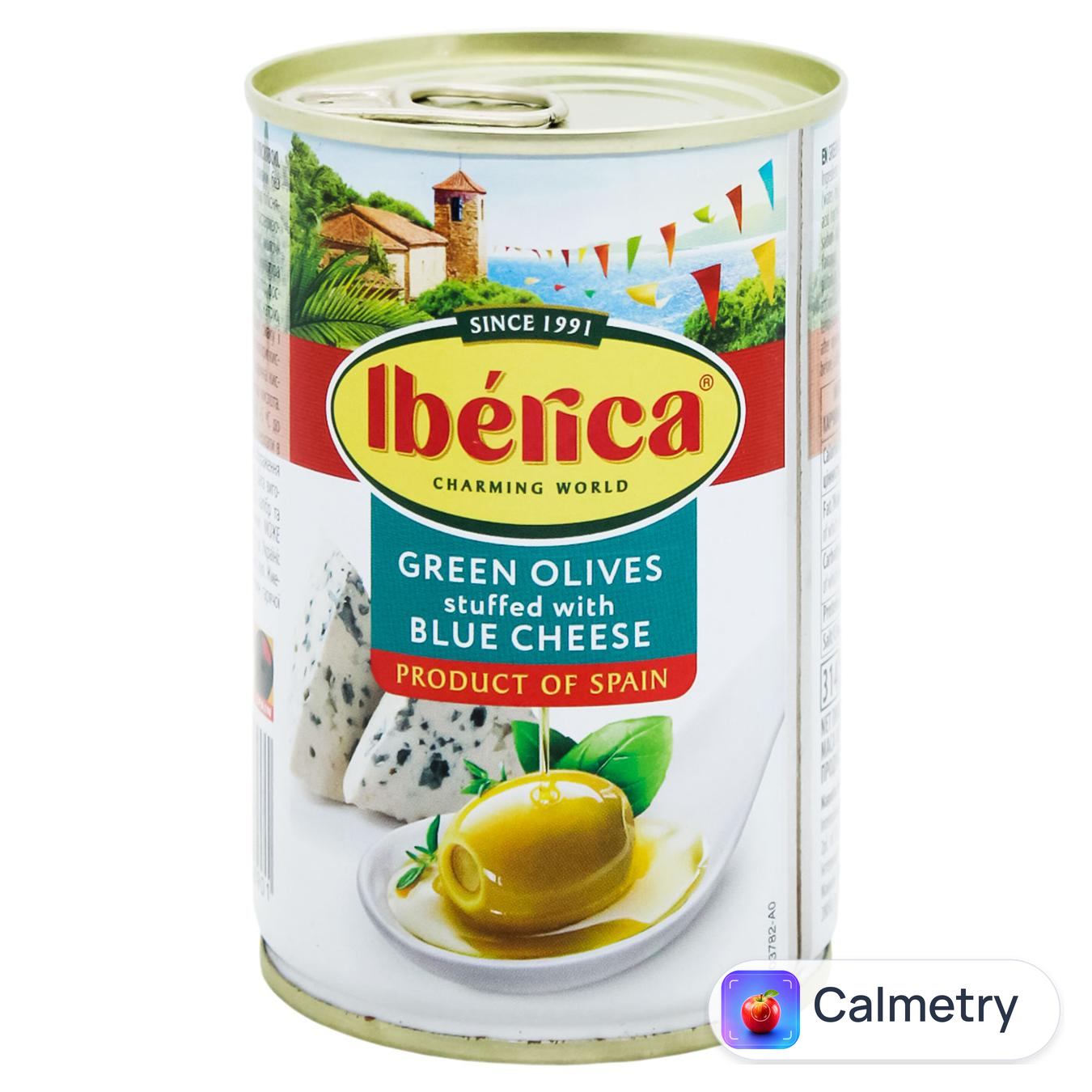 Оливки Iberica з сиром з блакитною пліснявою 300г