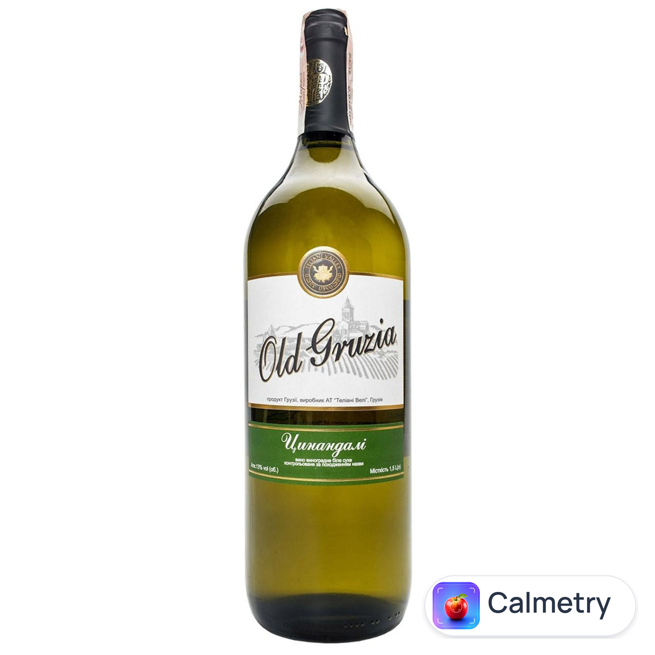 Вино Old Gruzia Цинандалі біле сухе 12% 1,5л