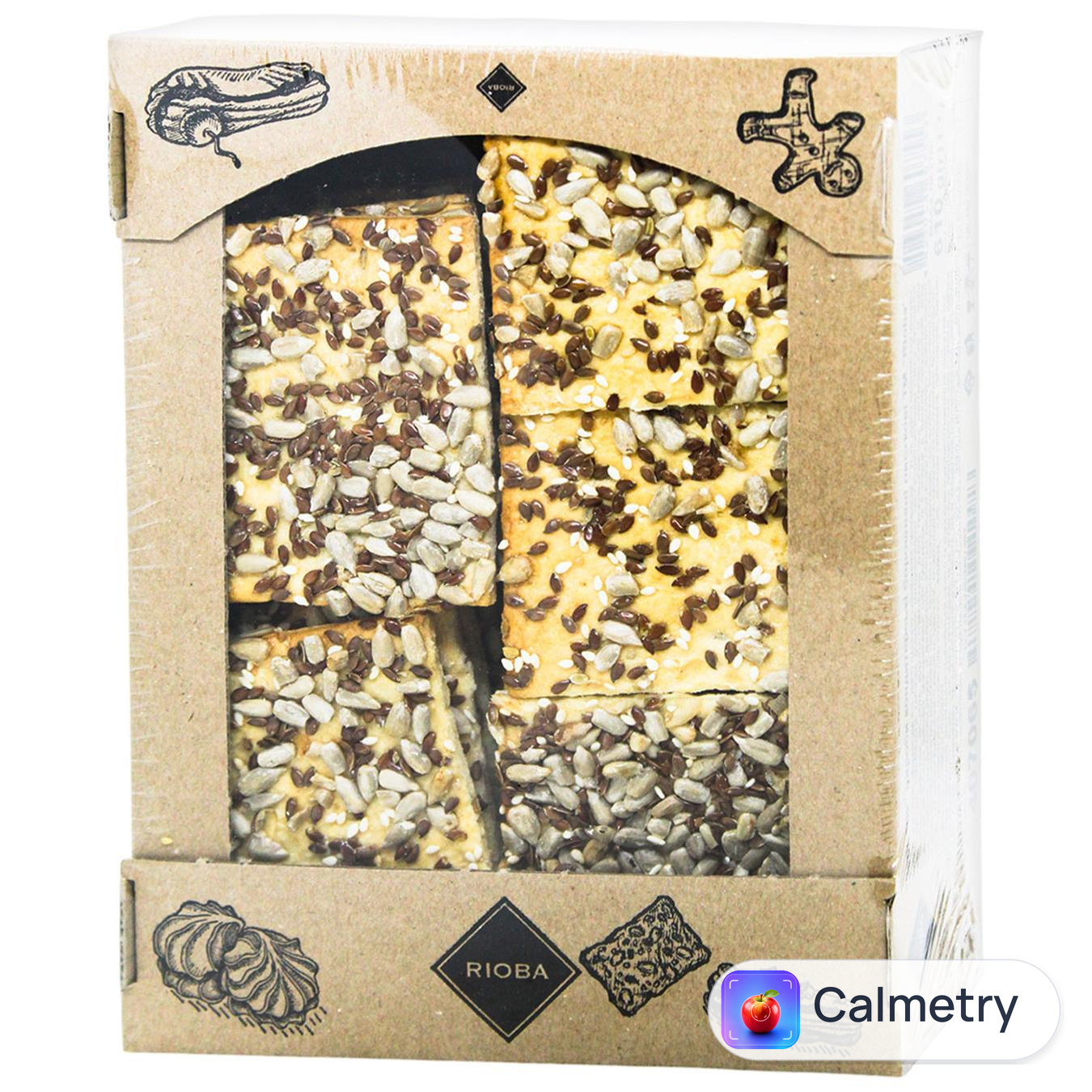 Печиво Rioba Зернове листкове 610г