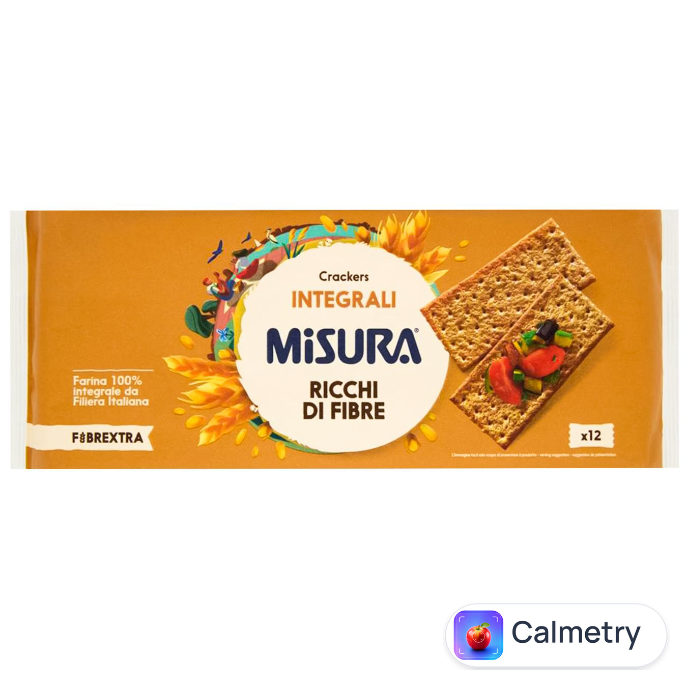 Крекери Misura з цільнозернового борошна 385г