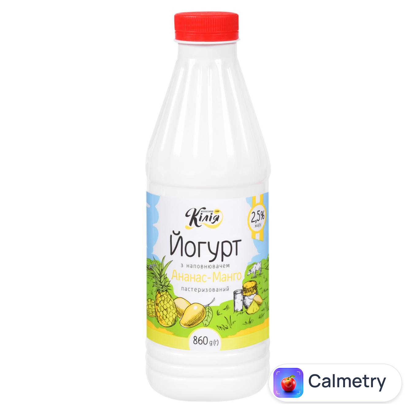 Йогурт Кілія Ананас-манго 2,5% 860г