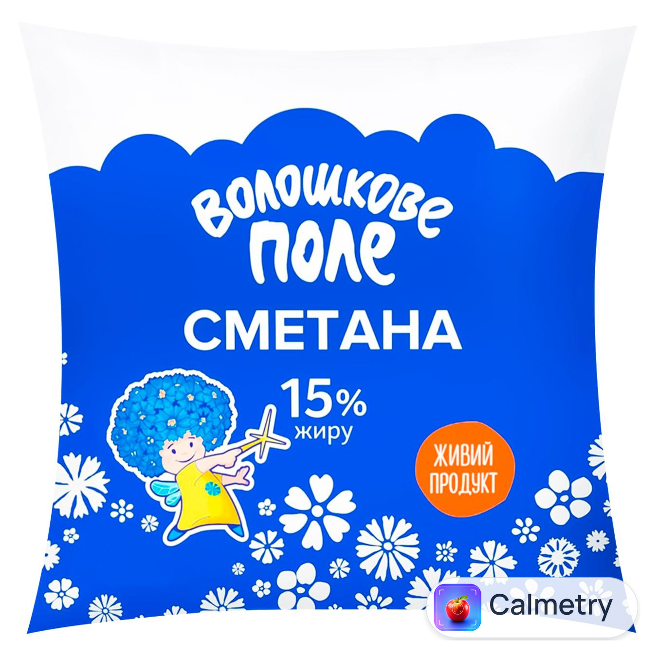 Сметана Волошкове поле 15% 350г