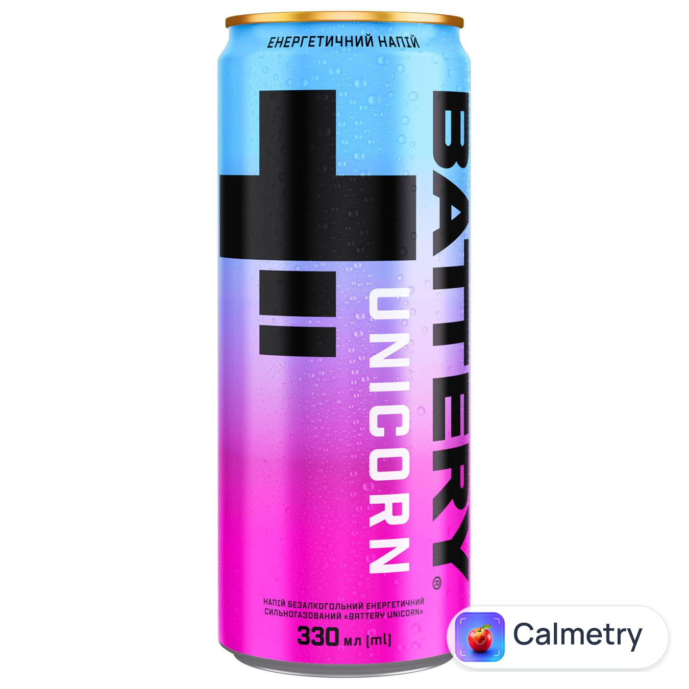 Напій енергетичний Battery Unicorn цукрова вата 0,33л