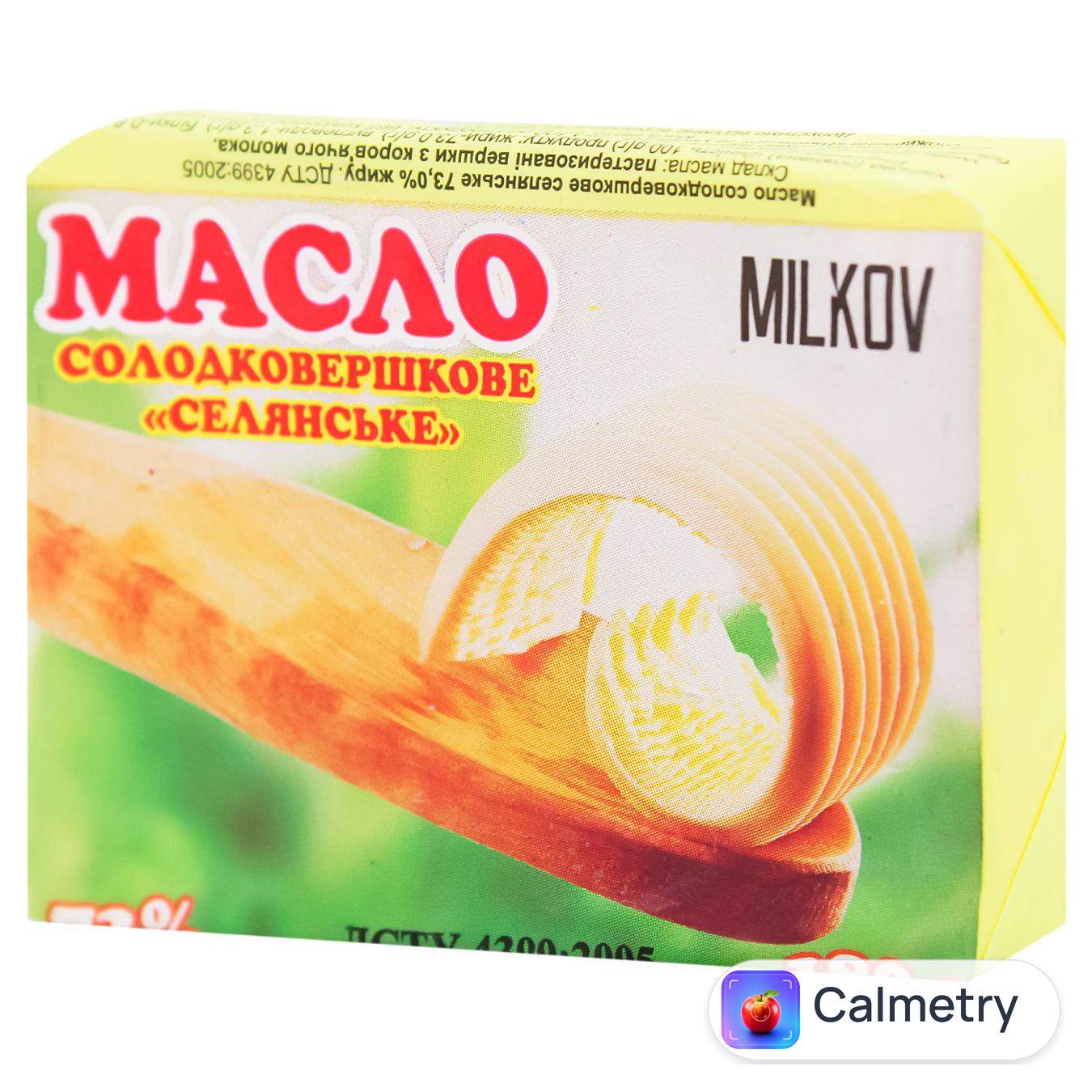 Масло Milkov Селянське солодковершкове 73% 180г