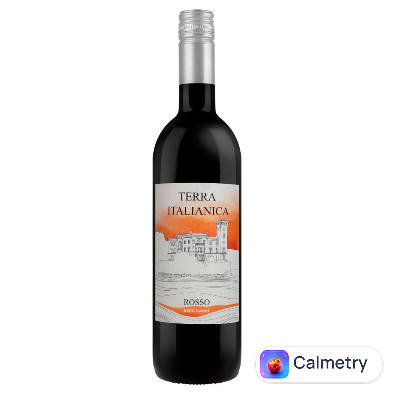 Вино Terra Italianica Rosso червоне напівсолодке 10,5% 0,75л