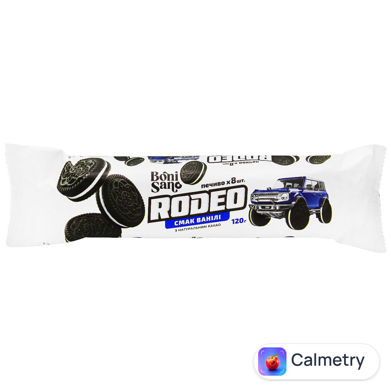 Печиво BoniSano Rodeo з ванільною начинкою 120г