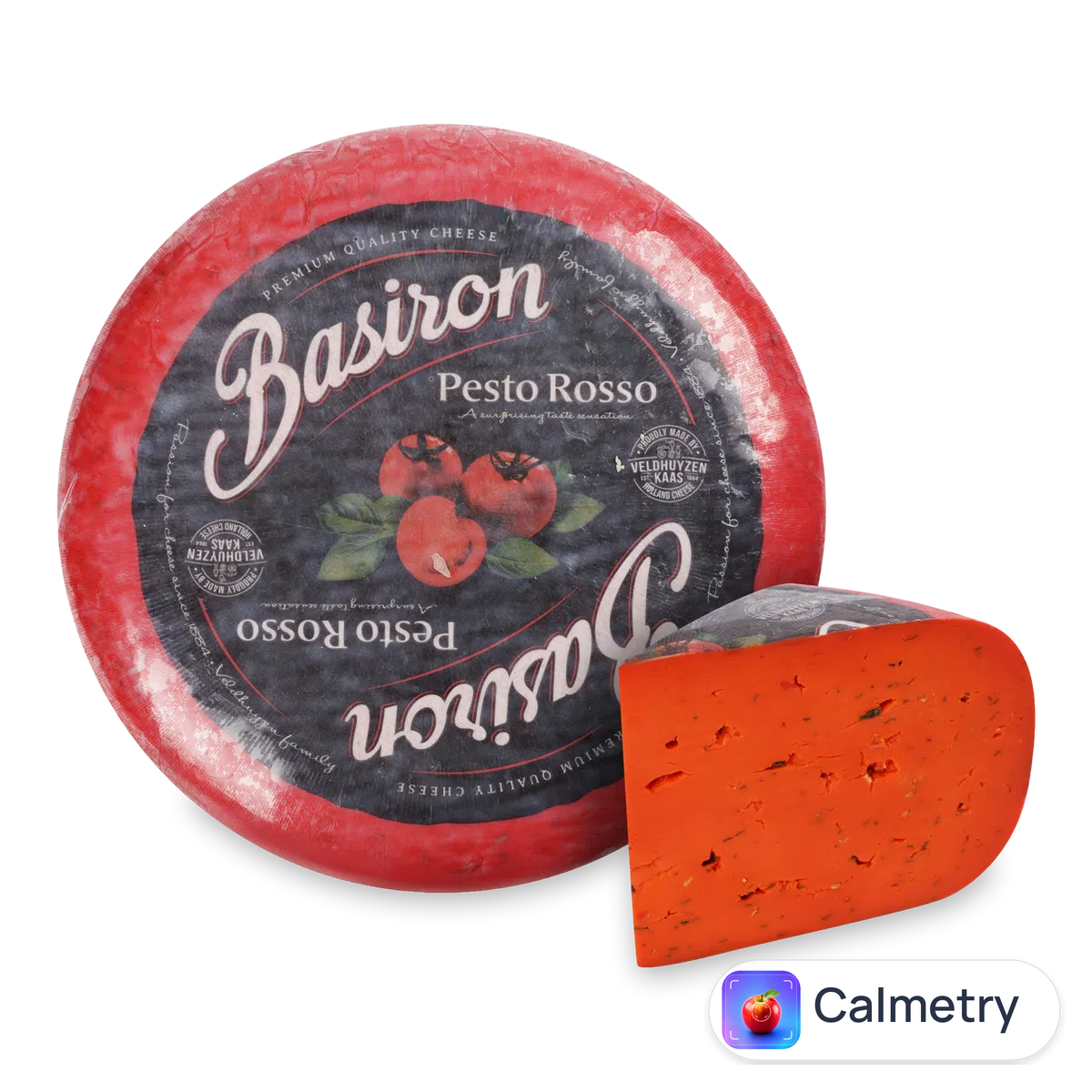 Сир Veldhuyzen Basiron Песто Россо 50% 1/2