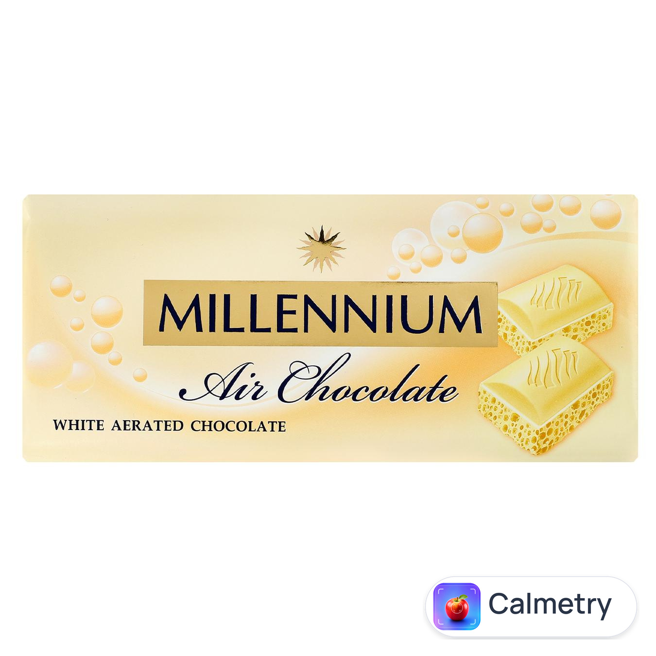 Шоколад білий Millennium Premium пористий 85г — фото продукту
