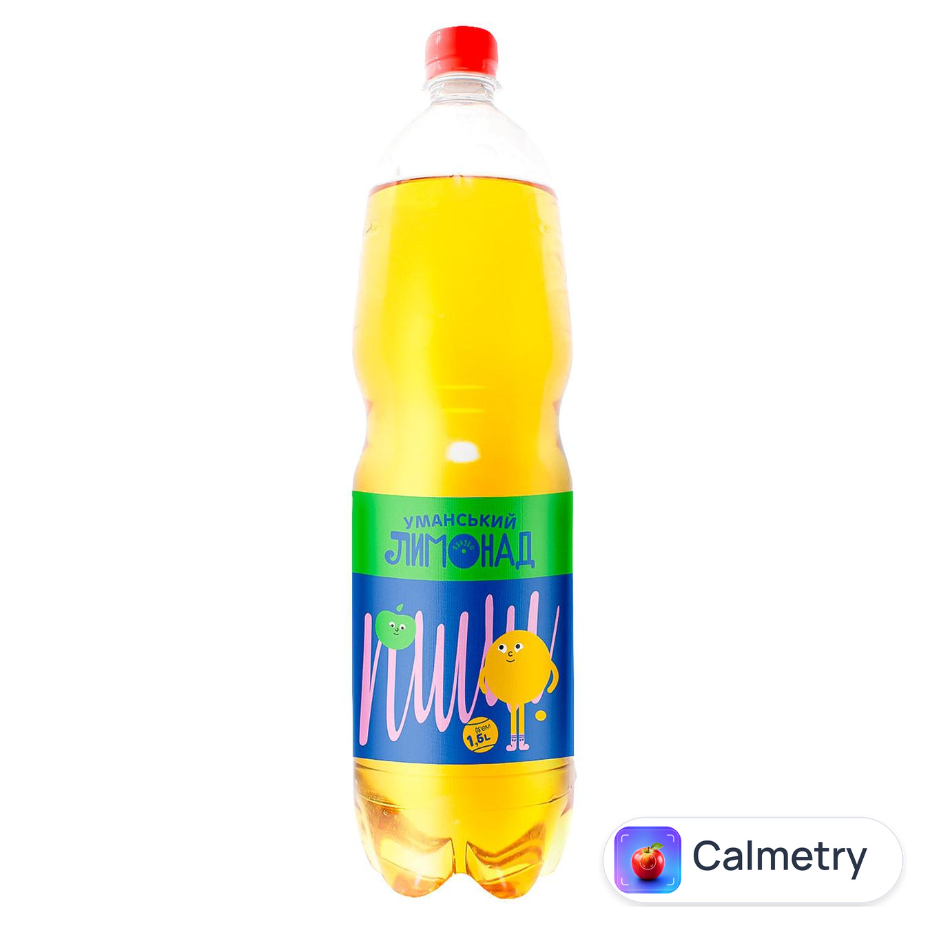 Напій газований Уманський Лимонад Яблуко 1,5л