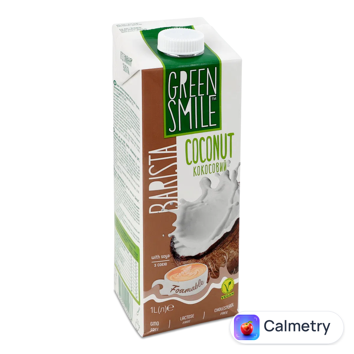 Напій ультрапастеризований Green Smile Barista кокосово-соєвий 3% 1л