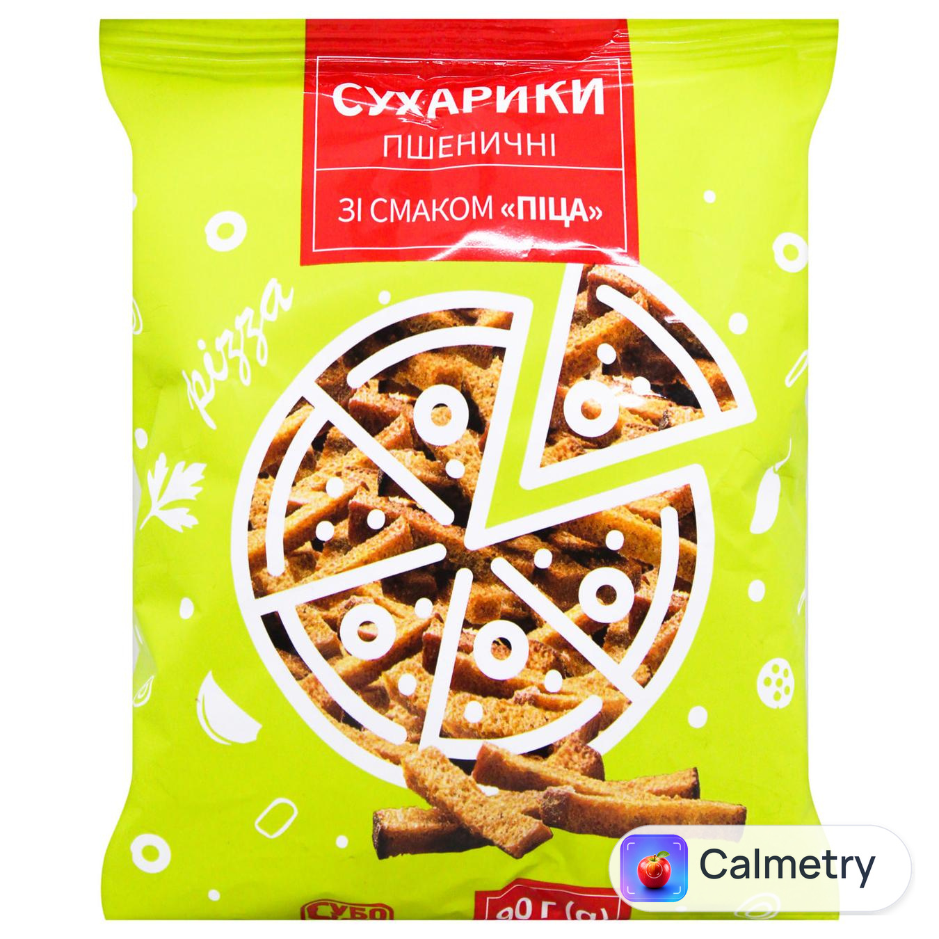Сухарики Субота пшеничні зі смаком піци 90г
