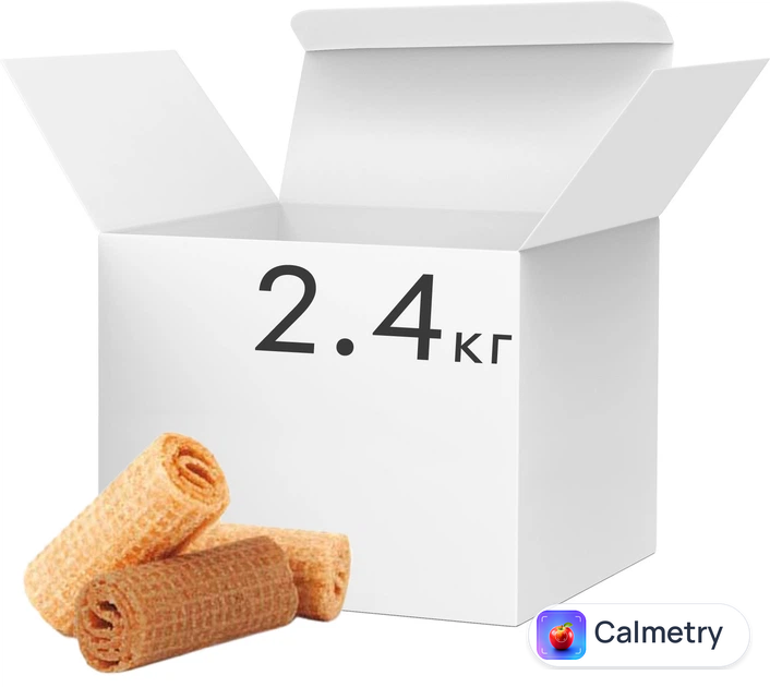 Вафельні Рулетики Golski Ролло зі смаком пряженого молока 2.4 кг