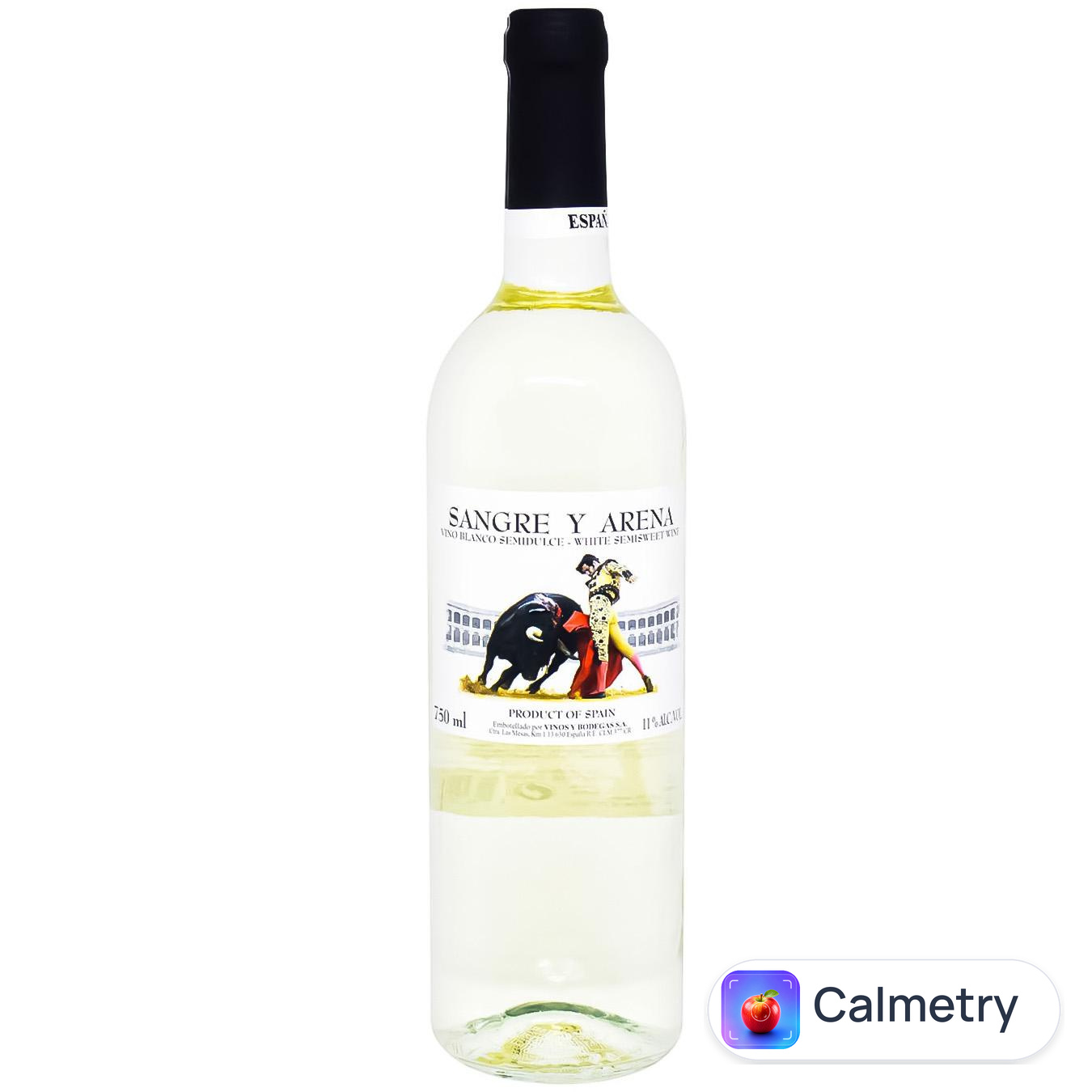Вино Sangre Y Arena Blanco Semidulce біле напівсолодке 11% 0,75л