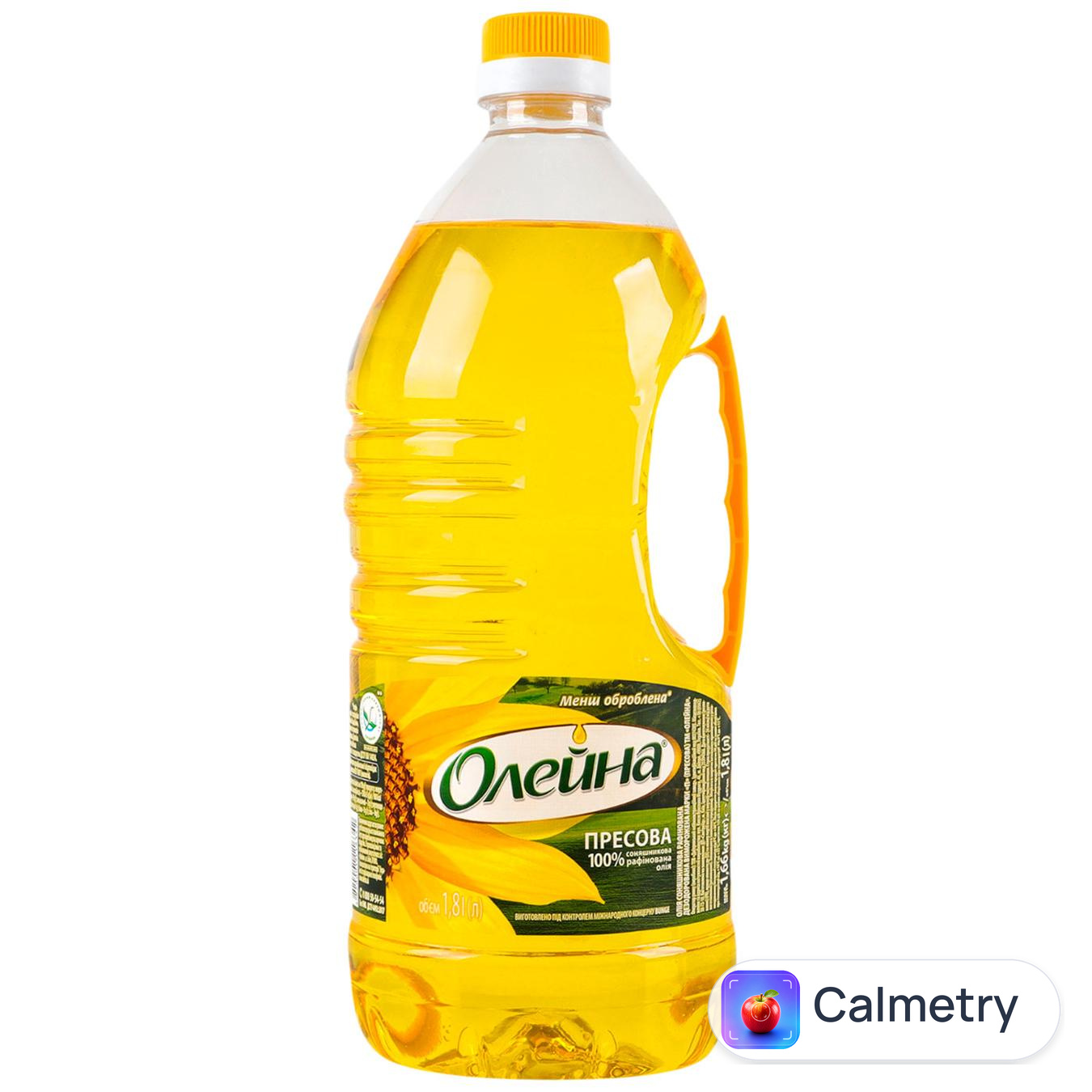 Олія соняшникова Олейна Пресова рафінована 1,8л — фото продукту