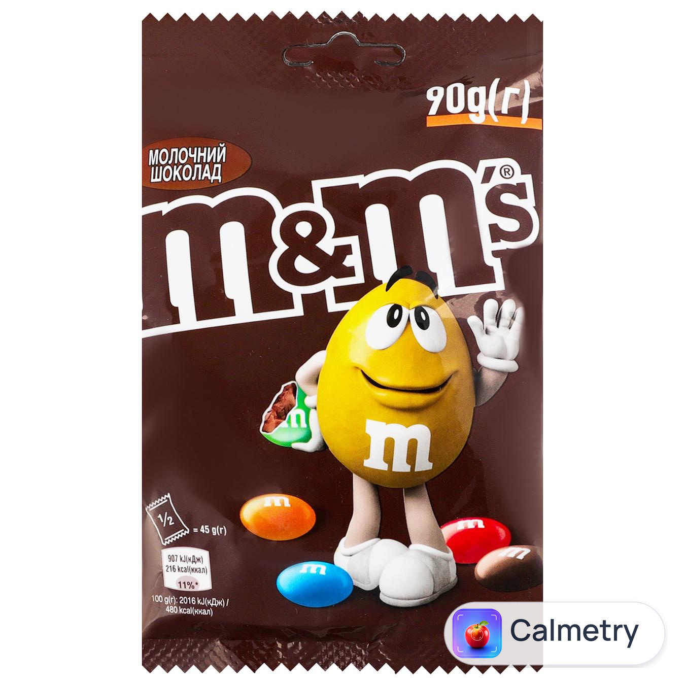 Драже M&M's з молочним шоколадом 82г