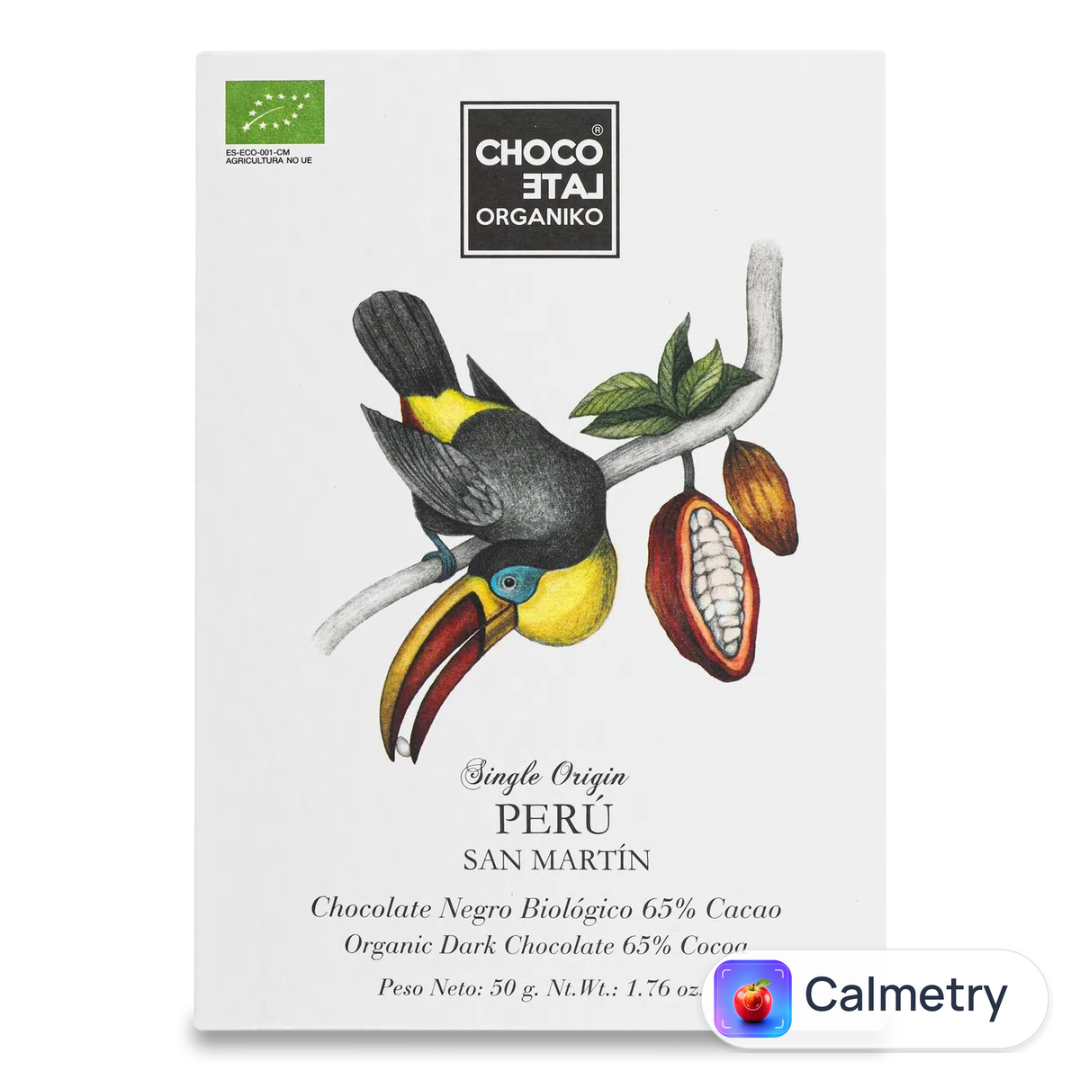 Шоколад чорний Chocolate Organiko Peru 65% 50г