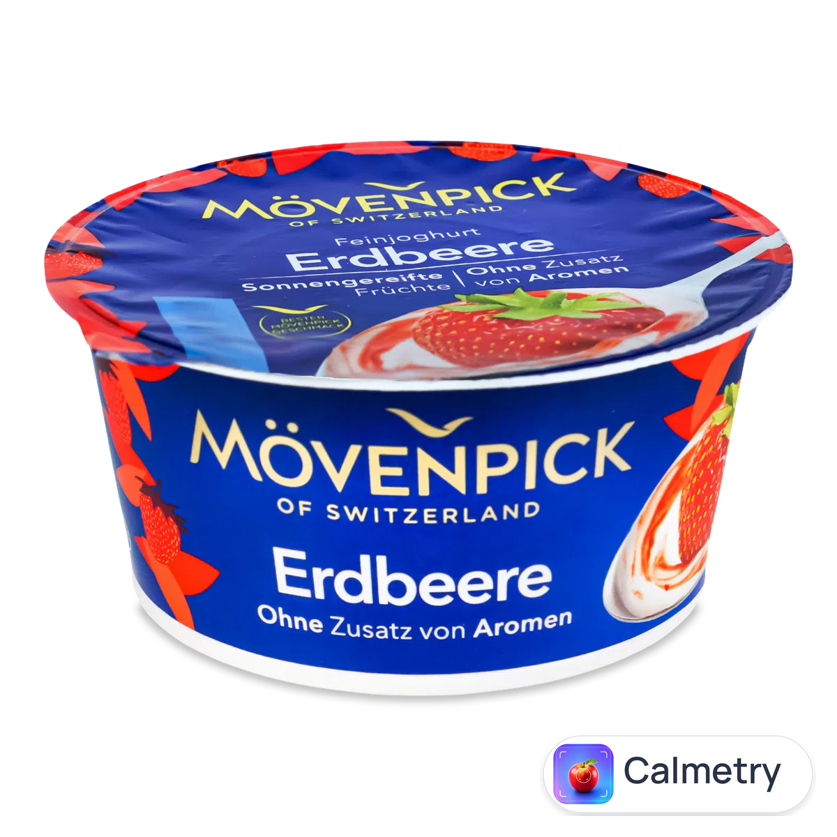 Йогурт Movenpick Feinjoghurt з полуницею 14% 150г