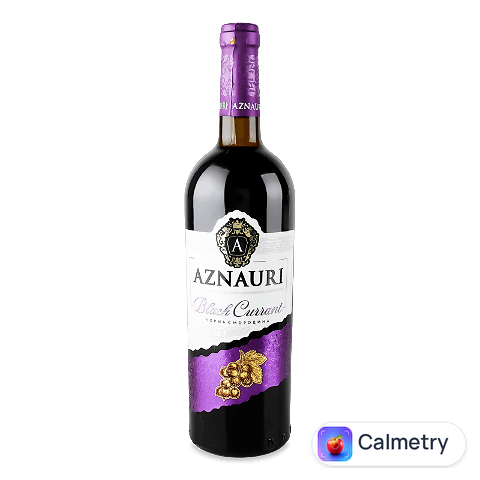 Напій винний Aznauri Black Currant червоний напівсолодкий, 0,75л