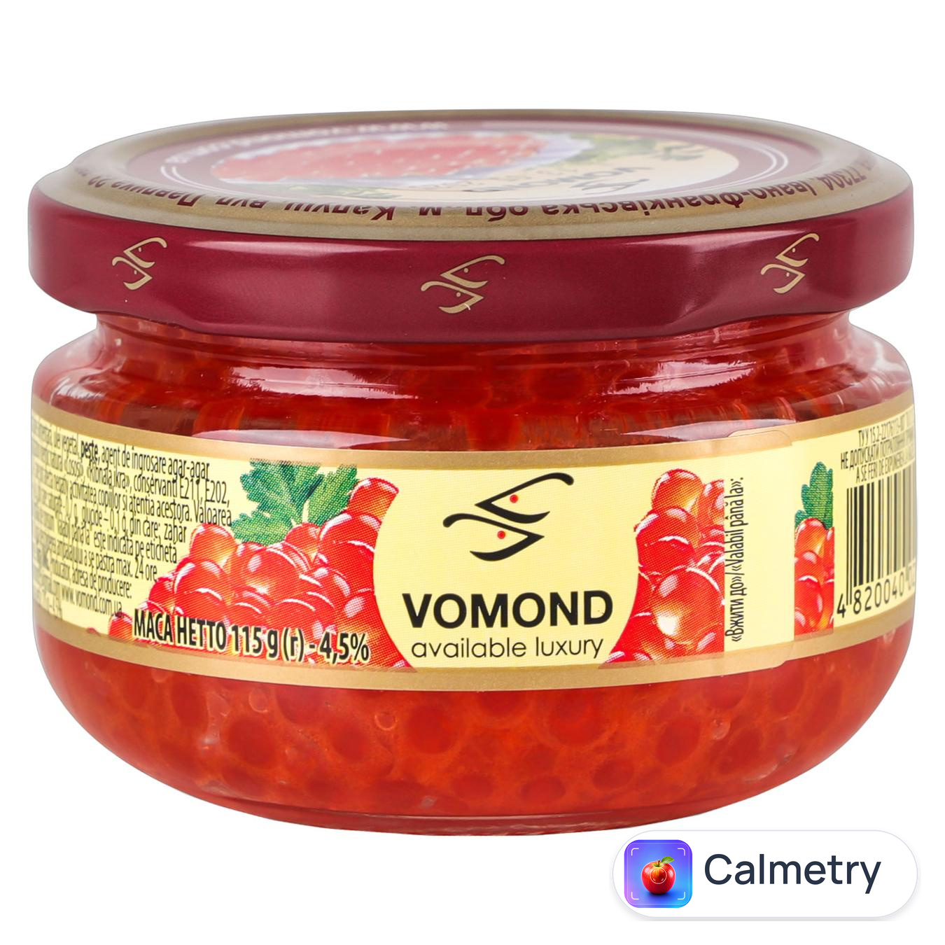 Ікра Vomond червона зерниста імітована 115г