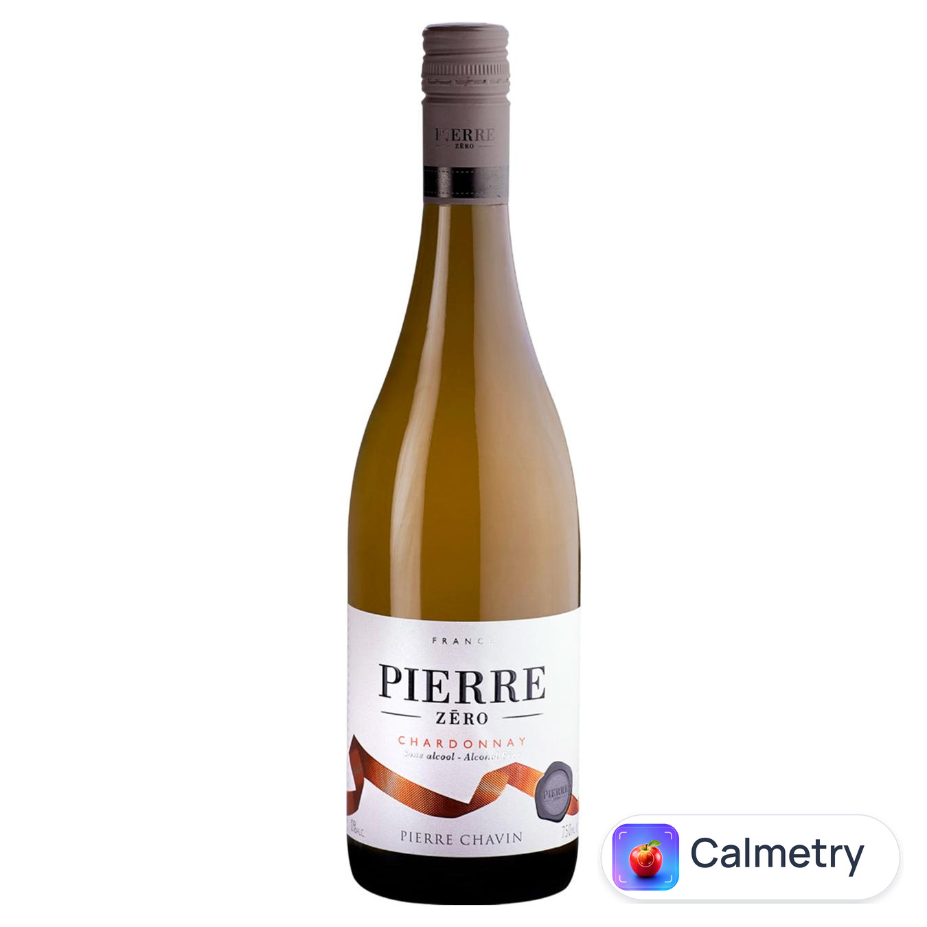 Вино Pierre Chavin Zero Chardonnay біле напівсолодке безалкогольне 0,75л