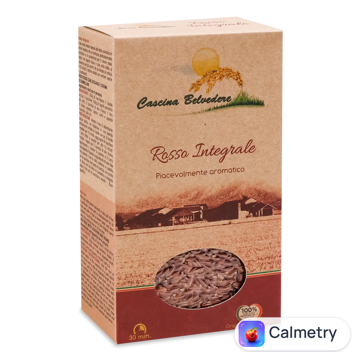 Рис Cascina Belvedere червоний 500г